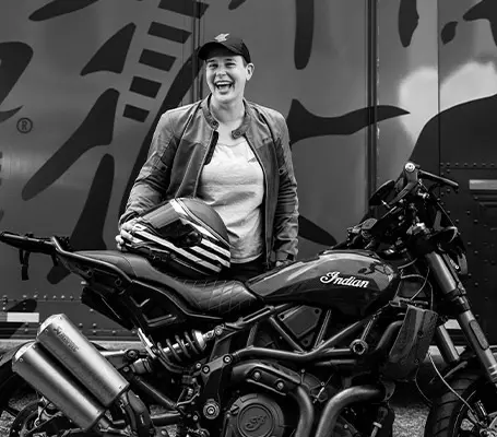 Ana  Simmons - Indian Motorcycle Ambassador