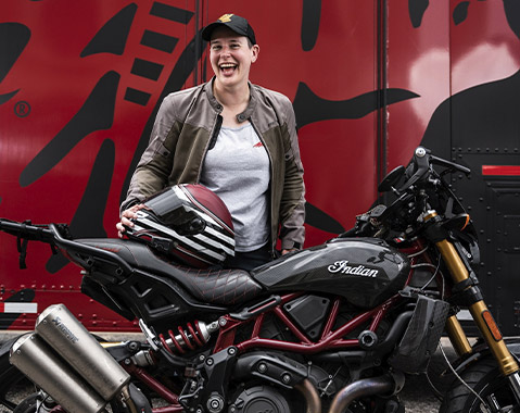 Ana Simmons - Indian Motorcycle Ambassador