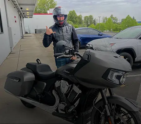 Dominick Debari - Indian Motorcycle Ambassador.