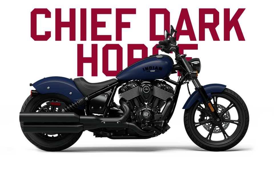 2025 Indian Chief Dark Horse motorcycle. 
