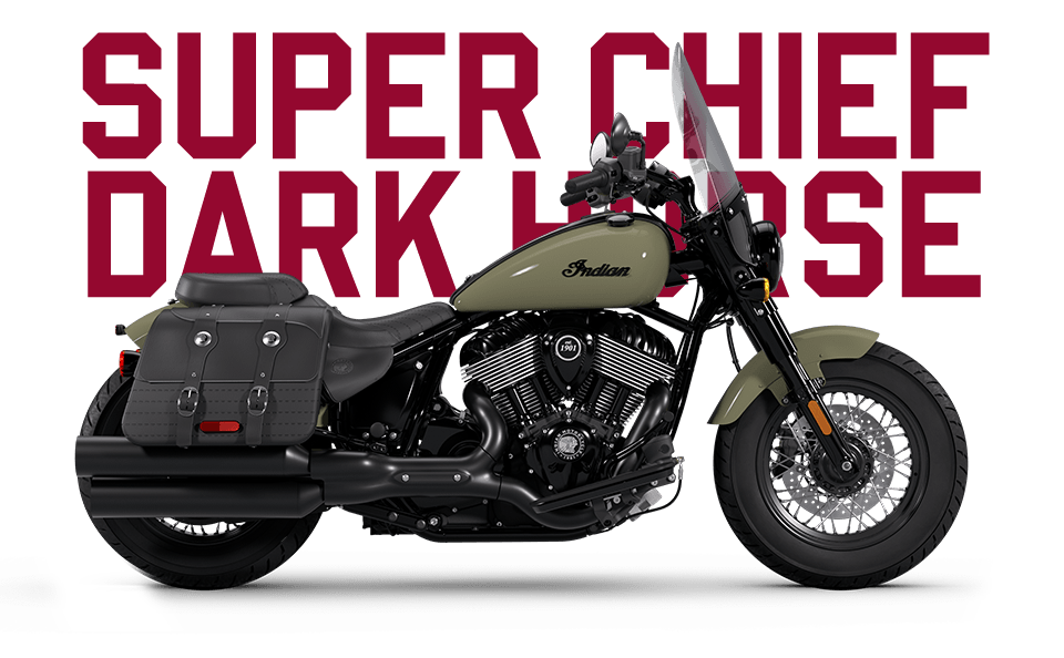 2025 Indian Super Chief Dark Horse motorcycle. 