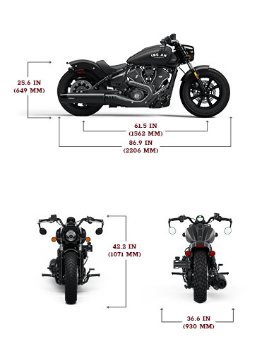 Specs: 2025 Indian Scout Bobber Motorcycle - Main Image