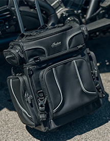 Indian Motorcycle storage accessories. 