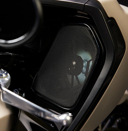PowerBand Audio Speakers for motorcycle Upper Fairings.