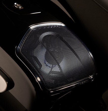 PowerBand Audio Speakers for motorcycle Saddlebags.