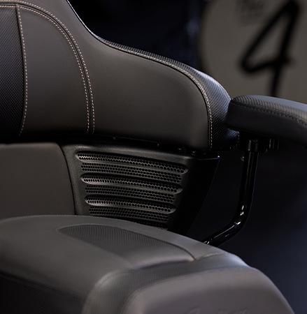 PowerBand Audio Speakers for motorcycle Trunks.