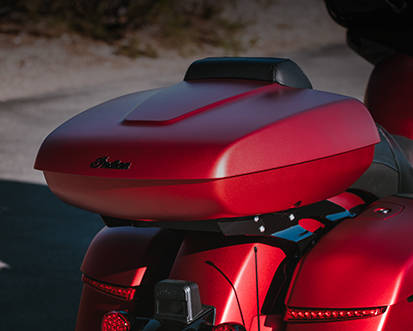 Storage accessories for Indian motorcycles.