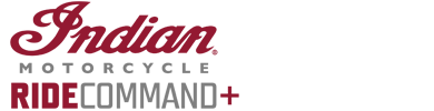 Indian Motorcycle RIDE COMMAND+ logo.
