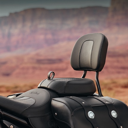 Explore seats & backrests for Indian Chief cruiser motorcycles.