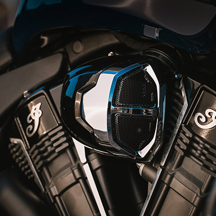 Explore performance accessories for Indian Chieftain motorcycles.