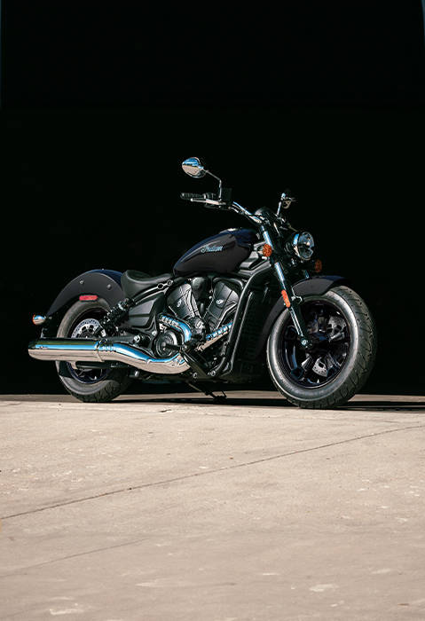 Indian Motorcycle スカジャン Men's Indian Motorcycle Black Leather Jacket Genuine Cowhide Biker