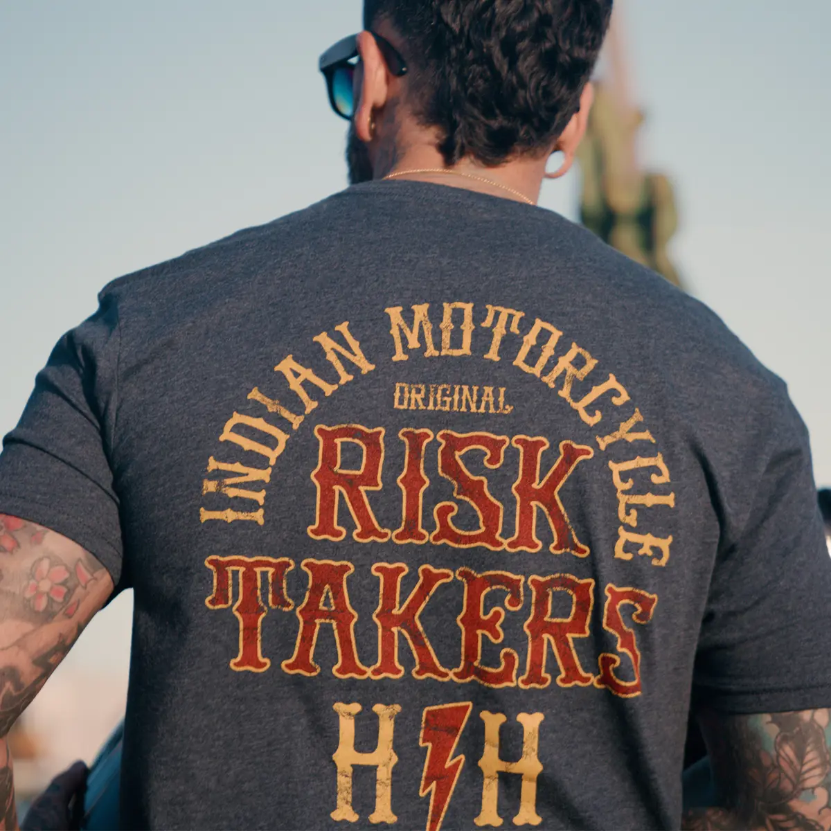 男款 IMC X HH Risk Takers 海軍藍 T 恤 圖片 5