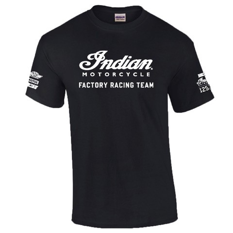 Race Replica Script T-Shirt, Black | Indian Motorcycle