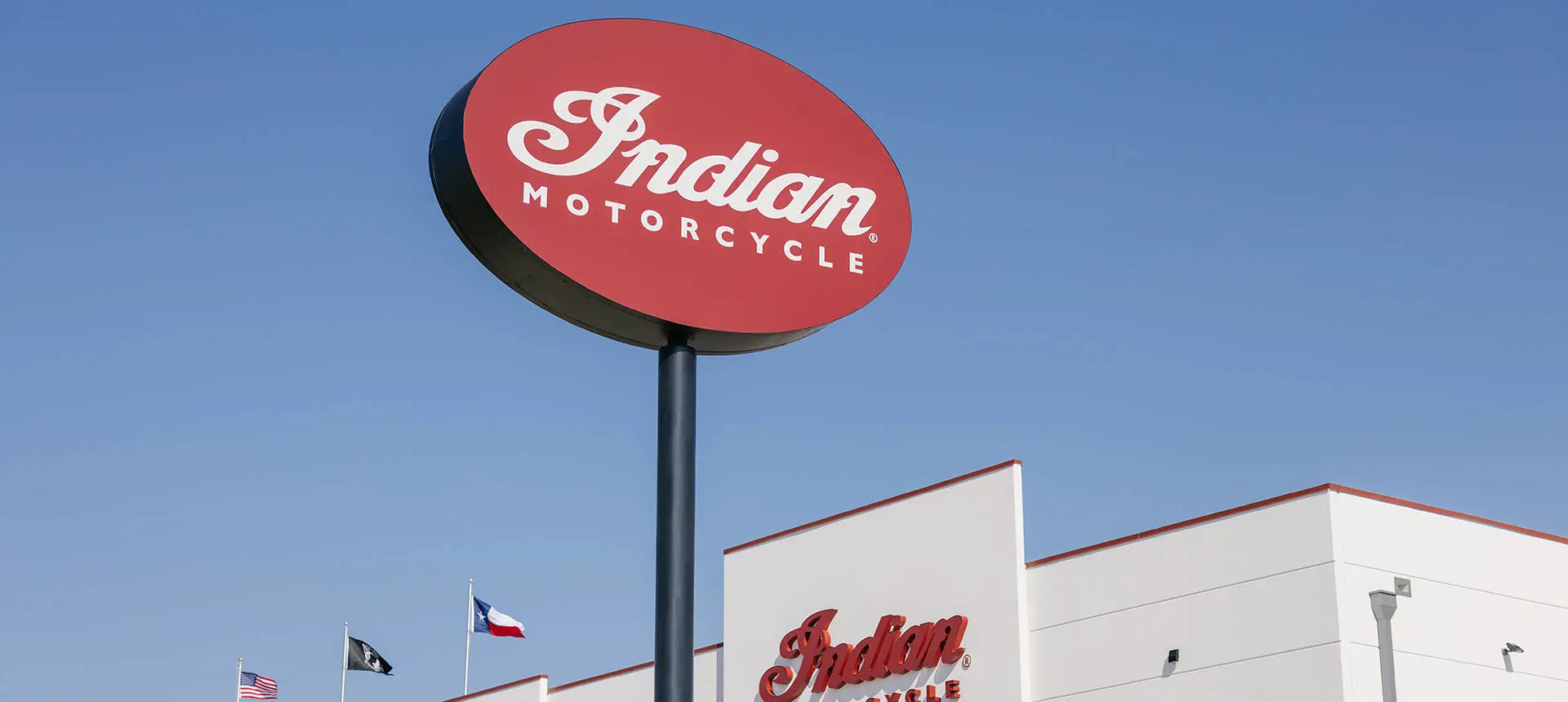 Indian Motorcycle dealer store.