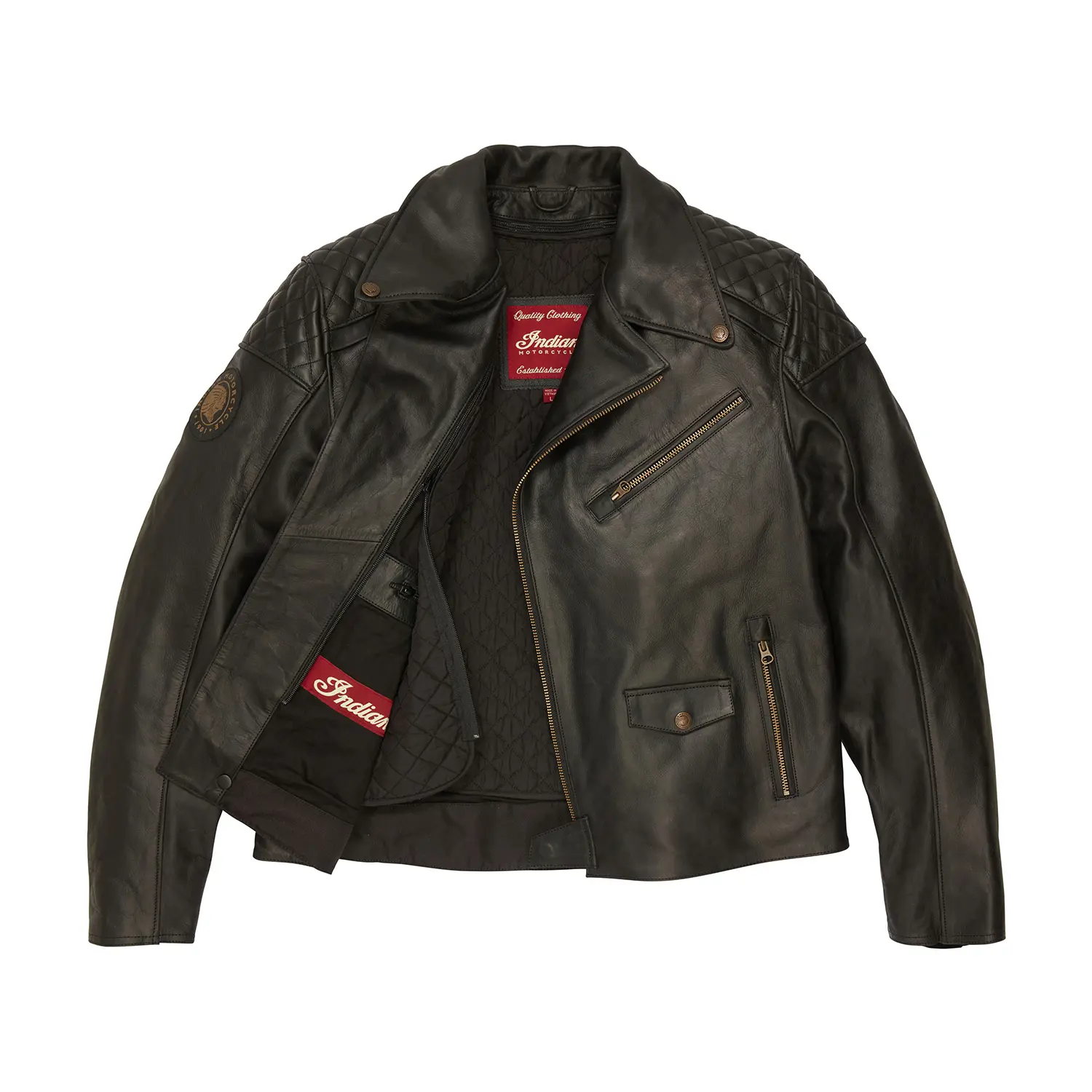 Men's Buchanan Jacket, Black Indian Motorcycle