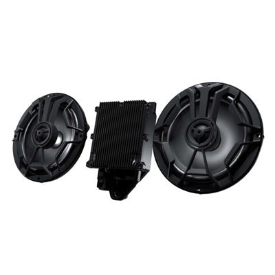 PowerBand Audio Saddlebag Speakers with Bass Boost and UnderGlow, 6-1/2 in.