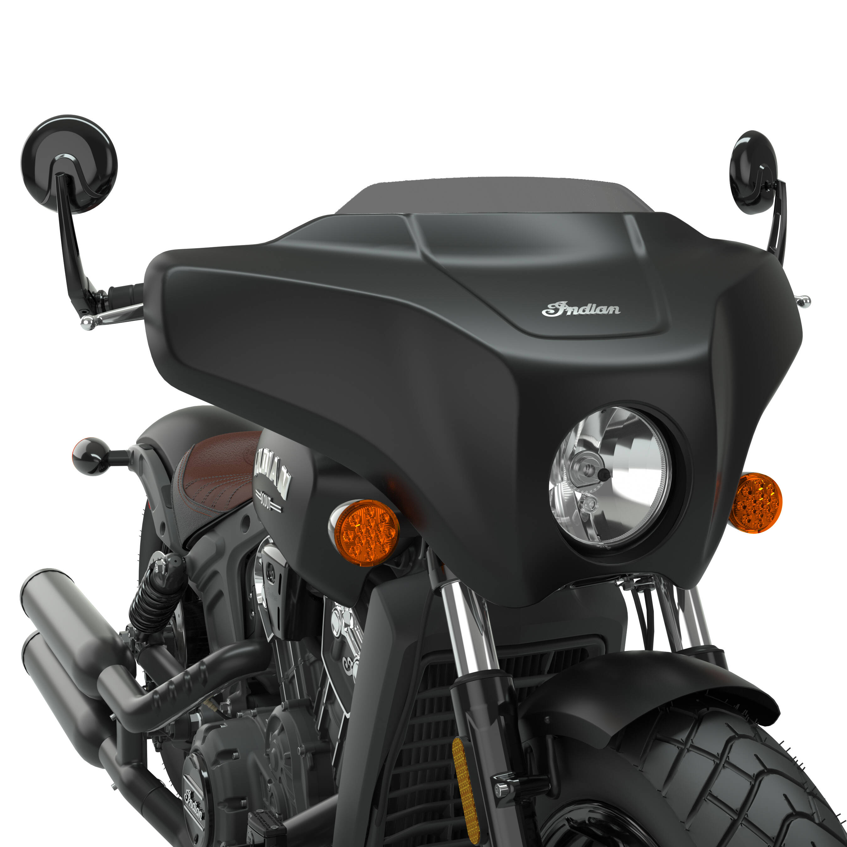 Quick Release Fairing, Thunder Black Smoke | Indian Motorcycle