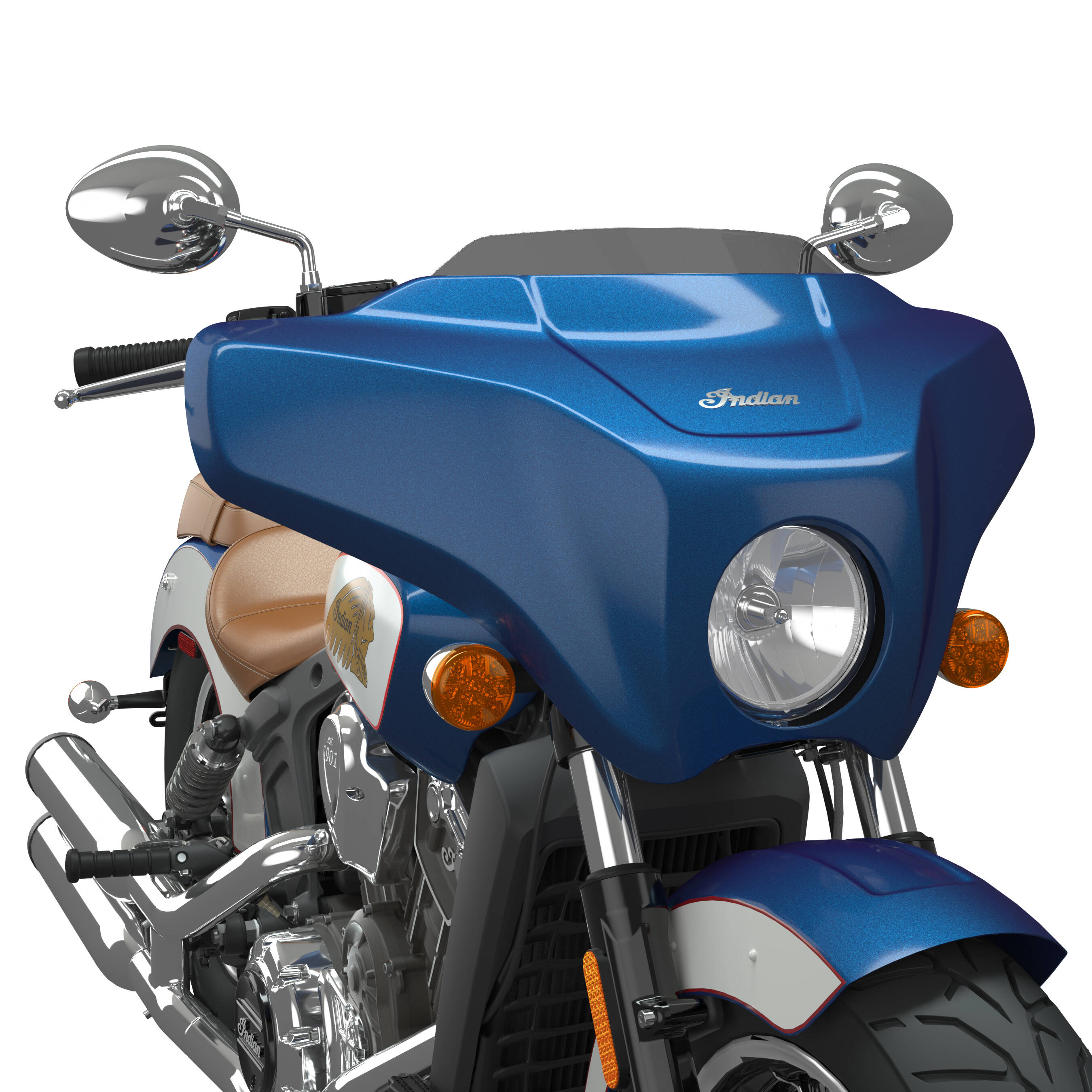 Quick Release Fairing, Brilliant Blue | Indian Motorcycle