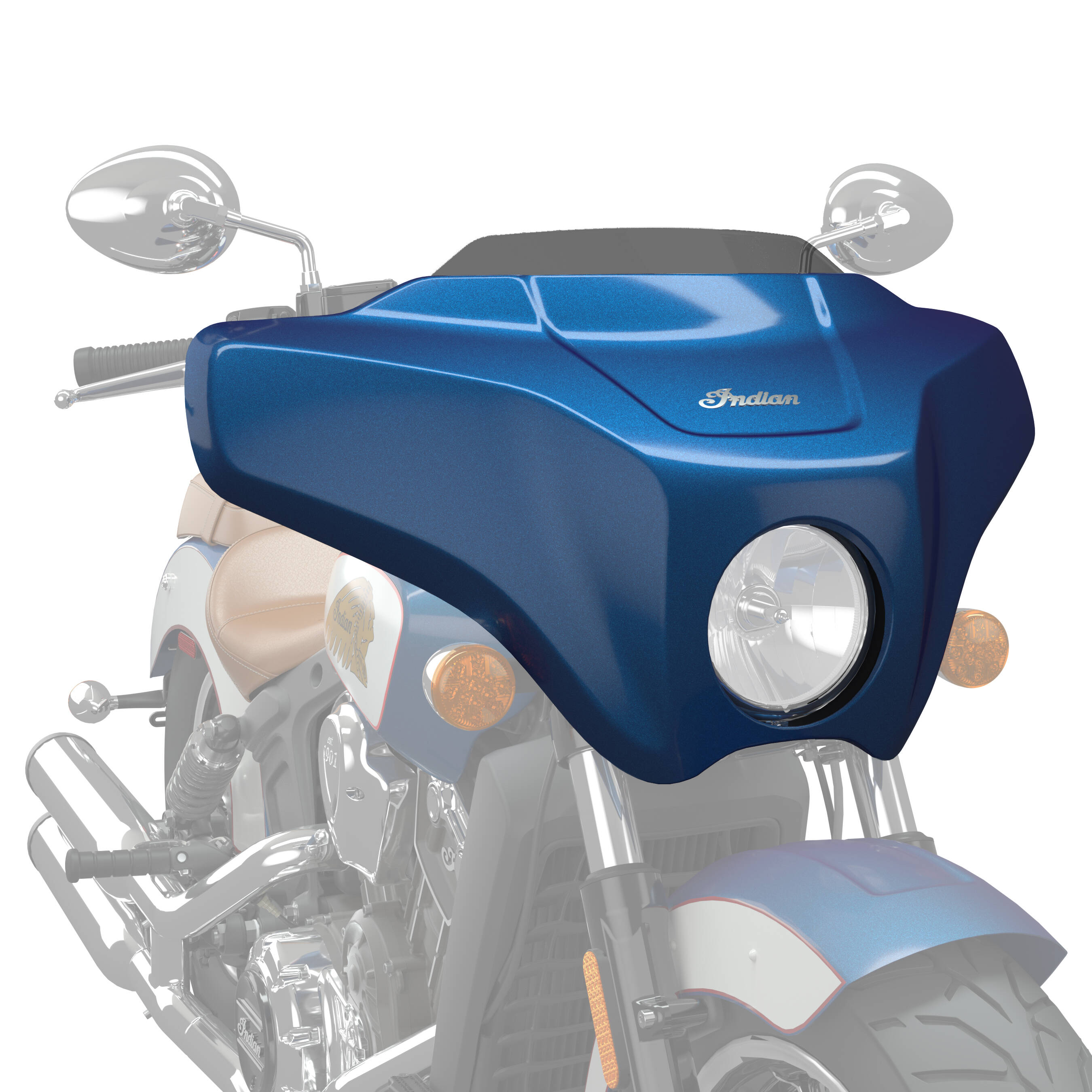 Quick Release Fairing, Brilliant Blue | Indian Motorcycle