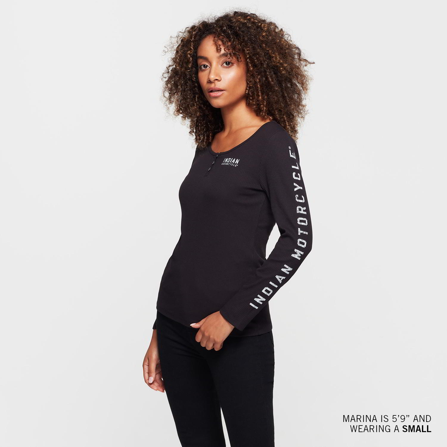 Tシャツ・カットソー RONRON Henryneck Long Sleeve Black Stripe ergodyne-men-s-t-shirts-8281bk