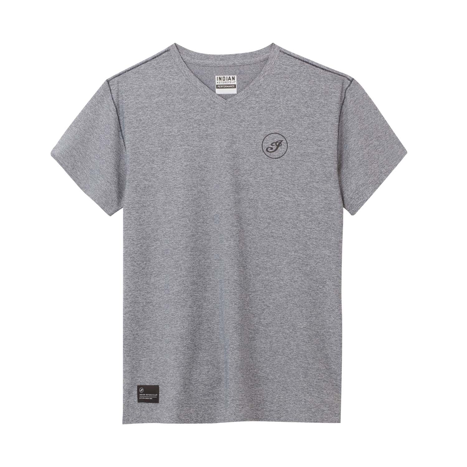 Men's V-Neck Athlete T-Shirt, Gray | Indian Motorcycle