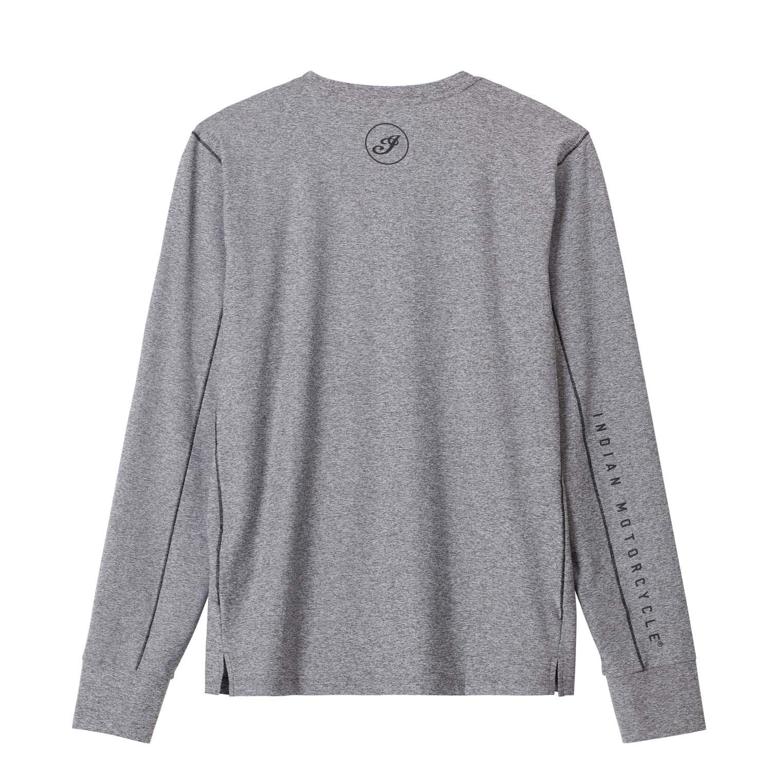 Thermal Pima Cotton-Blend Long-Sleeve T-Shirt in Tees