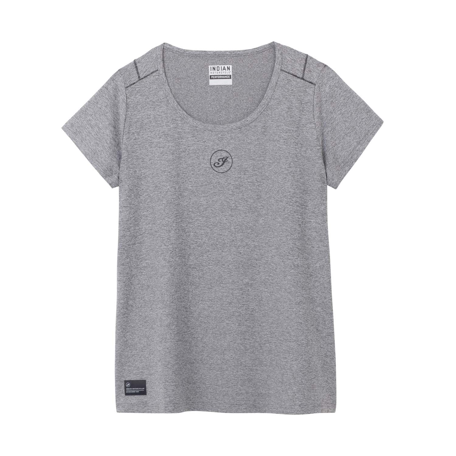 Women's Fluid Athlete T-Shirt, Gray | Indian Motorcycle