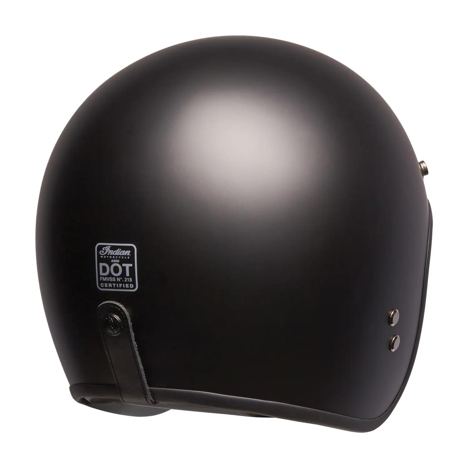 Open Face Retro Helmet, Matte Black (XS-L, 2XL-3XL) | Indian Motorcycle Open Face Retro Helmet, Matte Black (XS-L, 2XL-3XL) | Indian Motorcycle