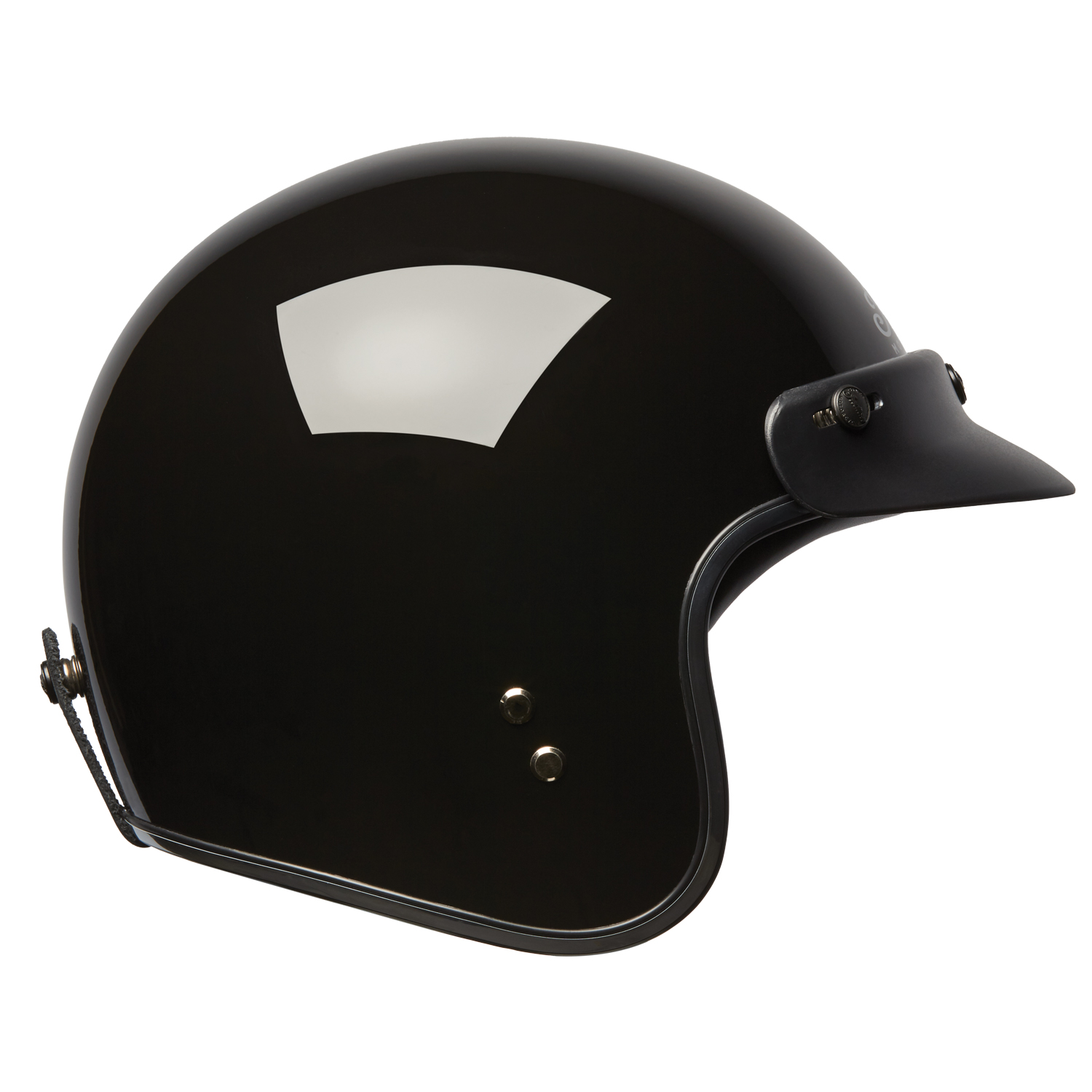 Open Face Retro Helmet, Glossy Black (S, L-XL) | Indian Motorcycle