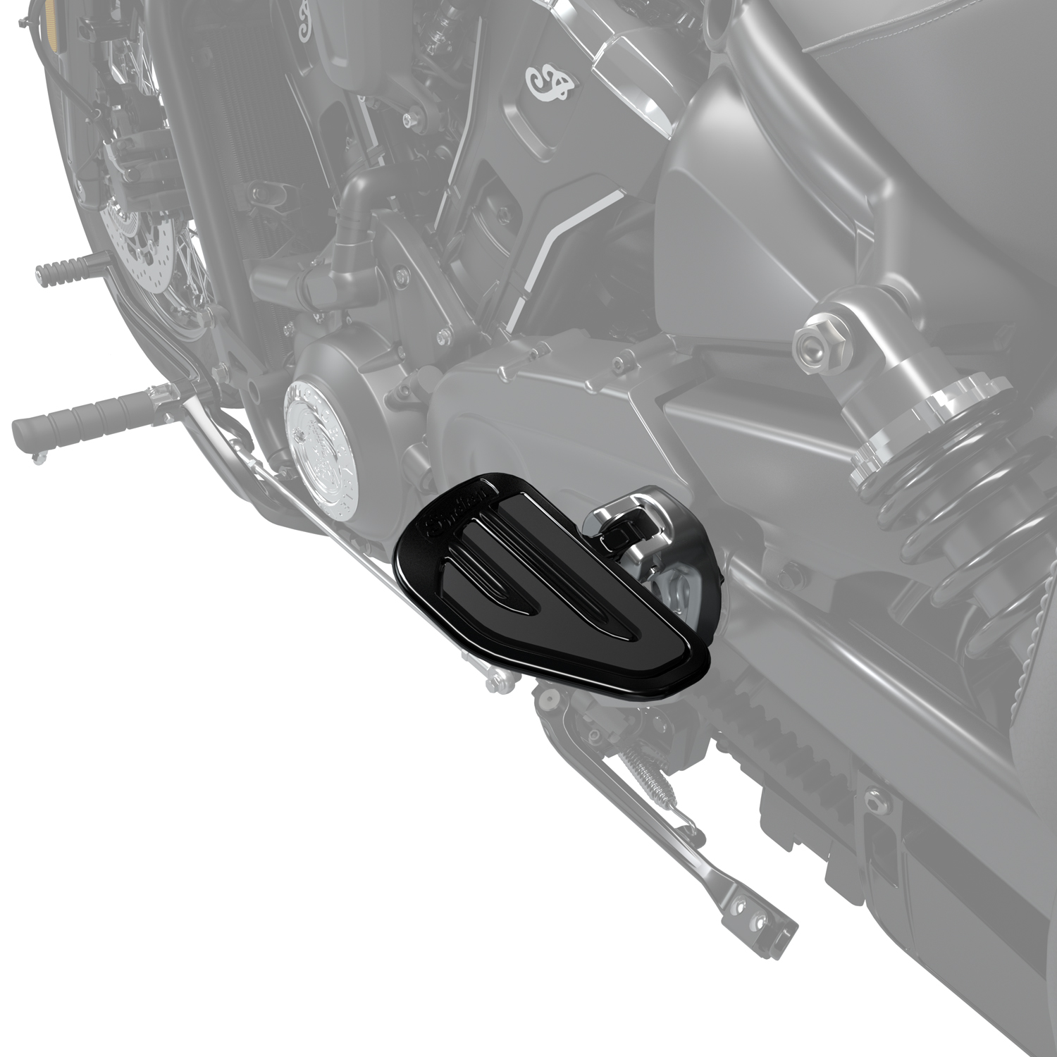 Passenger Floorboards with Inlays, Pair | Indian Motorcycle