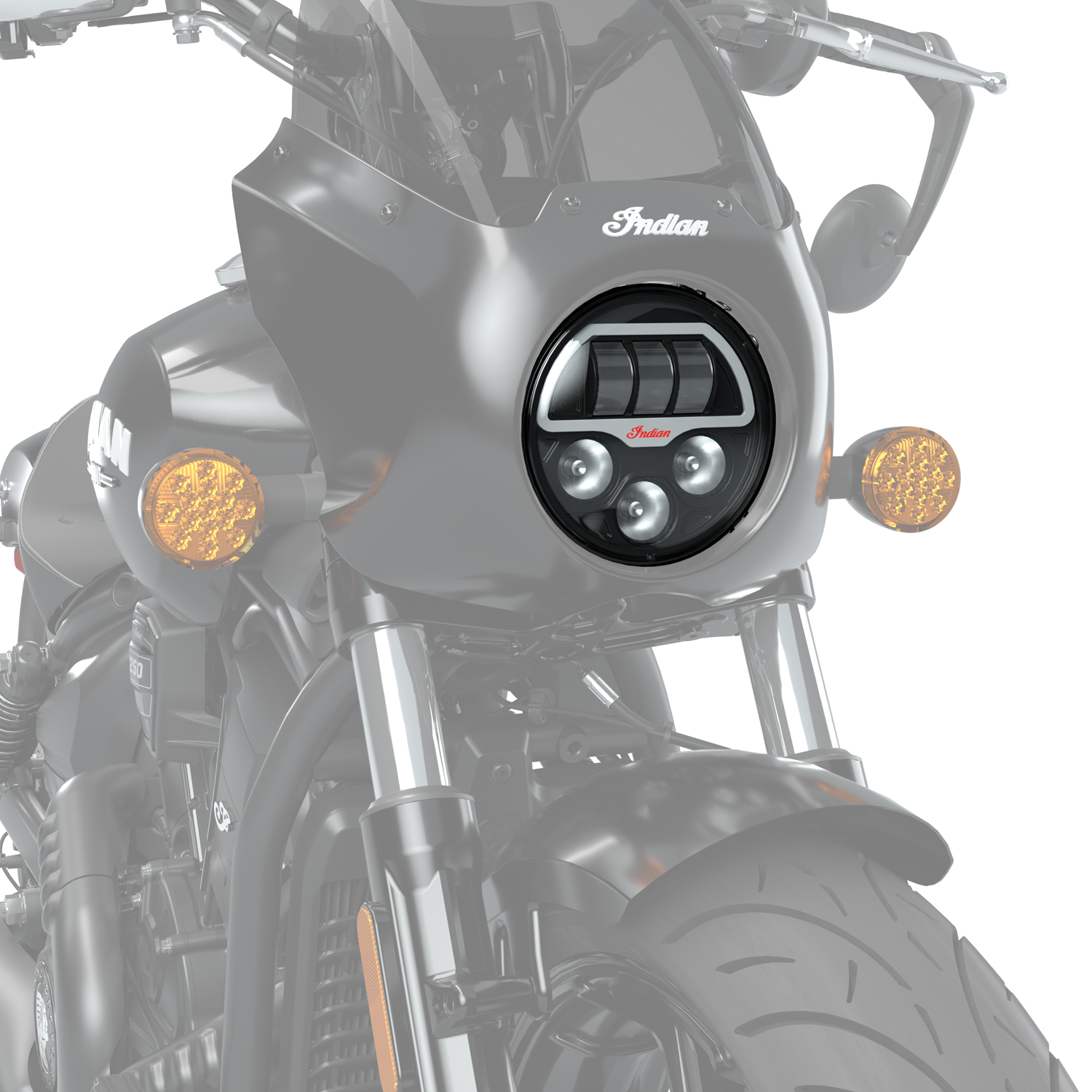 Scout Pathfinder LED Headlight | Indian Motorcycle