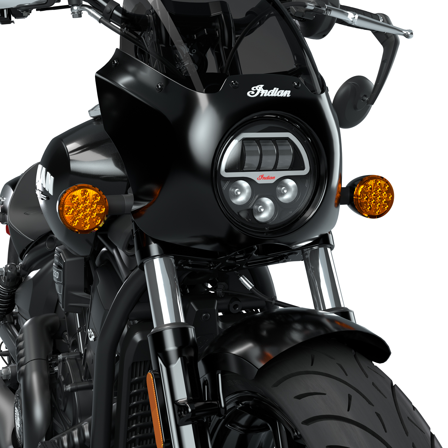 Amazon.com: TCMT Quarter Fairing & Smoke Windshield Fits For