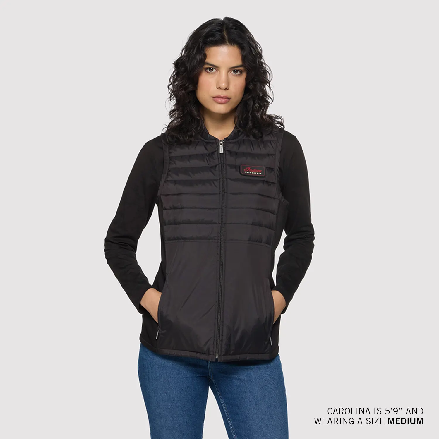 Gilet De Show Western Femme - Noir Et Rouge - Fait Main Inde - ADAM EXIM