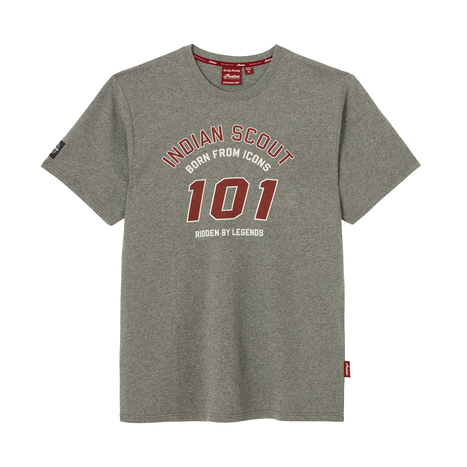Men's Indian Scout 101 T-Shirt, Gray | Indian Motorcycle