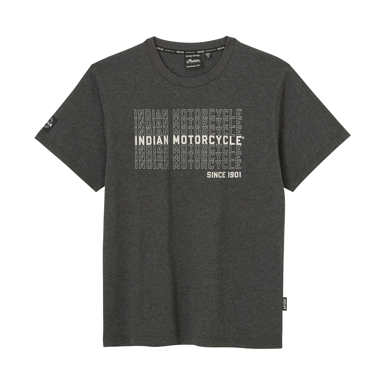 Men's IMC Multiplied Logos T-Shirt, Gray | Indian Motorcycle