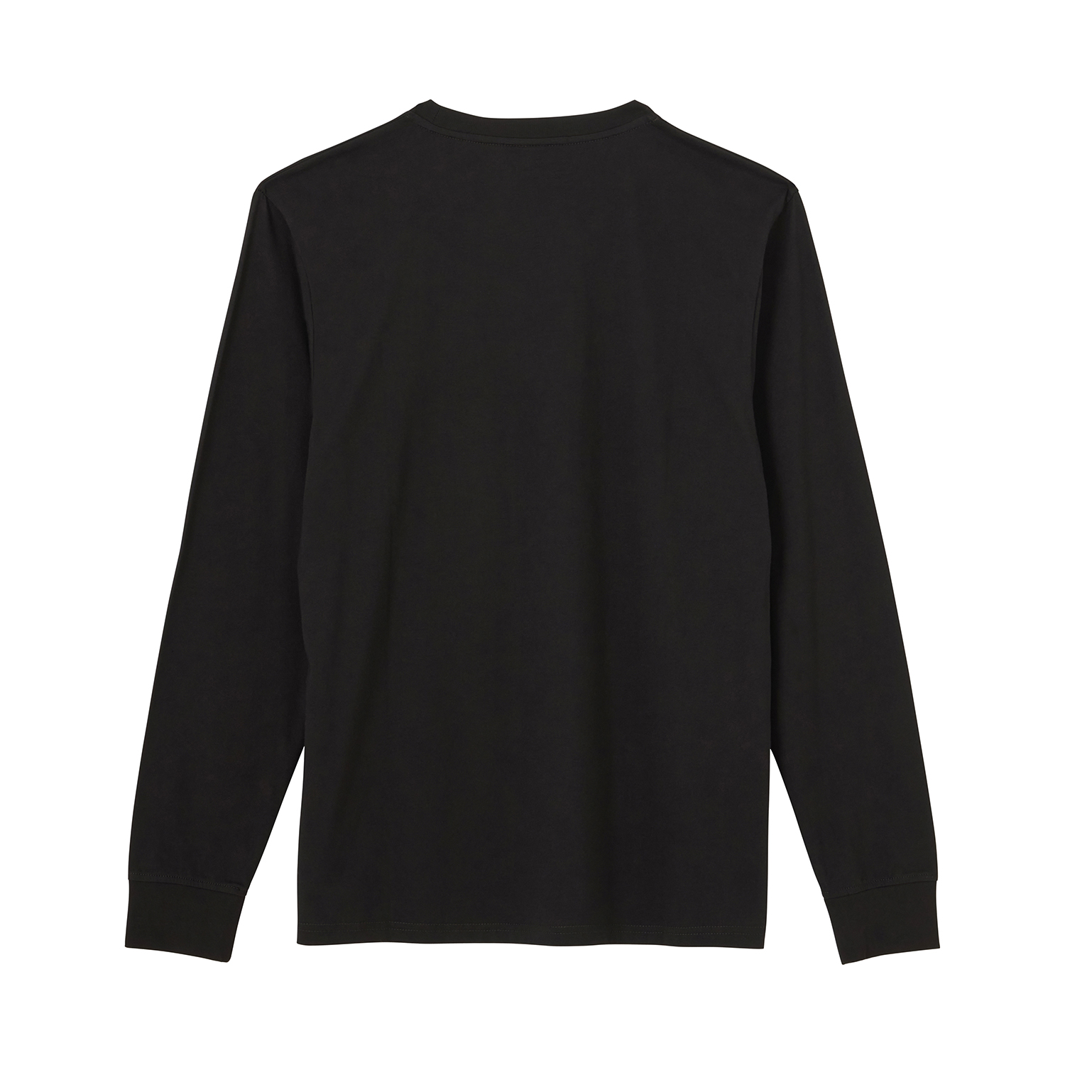 Men's Essential Script Logo Long Sleeve T-Shirt, Black | Indian