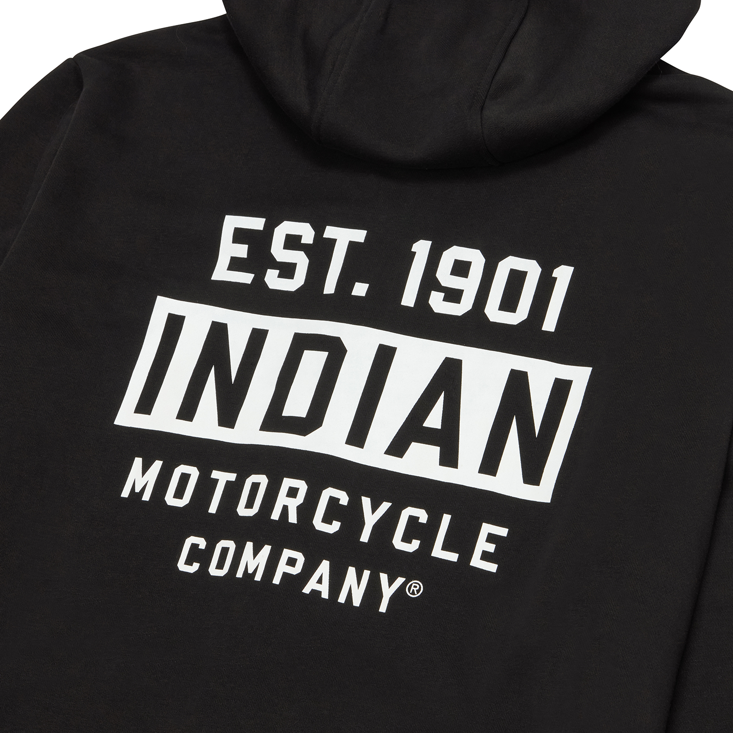 Men's Est 1901 Indian Motorcycle Hoodie, Black | Indian Motorcycle