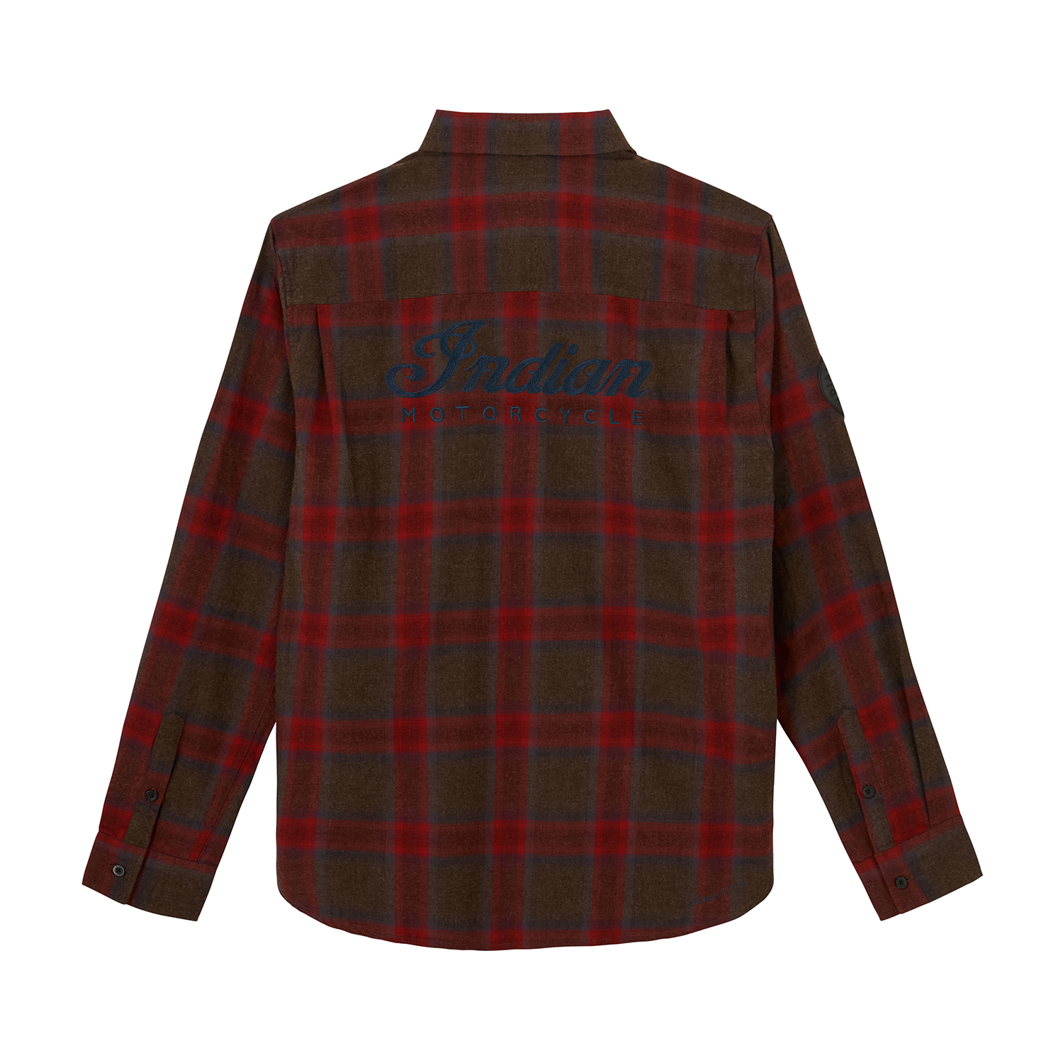 洋楽 Crooked Indiana Cartell Camisa de Cuadros Nashville para Hombre, Roja | Indian Motorcycle ES