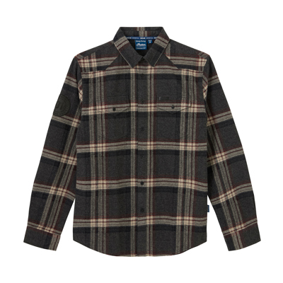 Men's Newark Plaid Shirt, Gray  