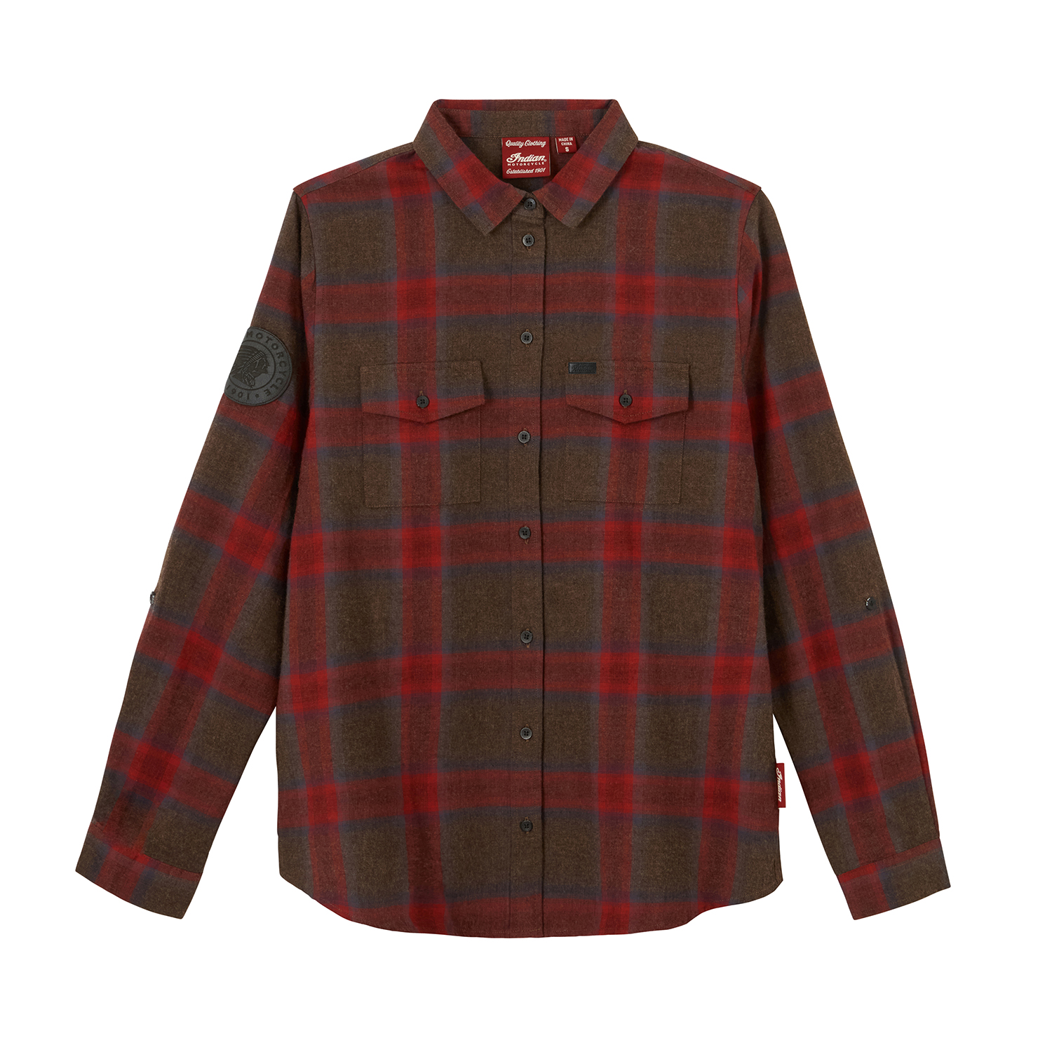 Women's Nashville Plaid Shirt, Red | Indian Motorcycle