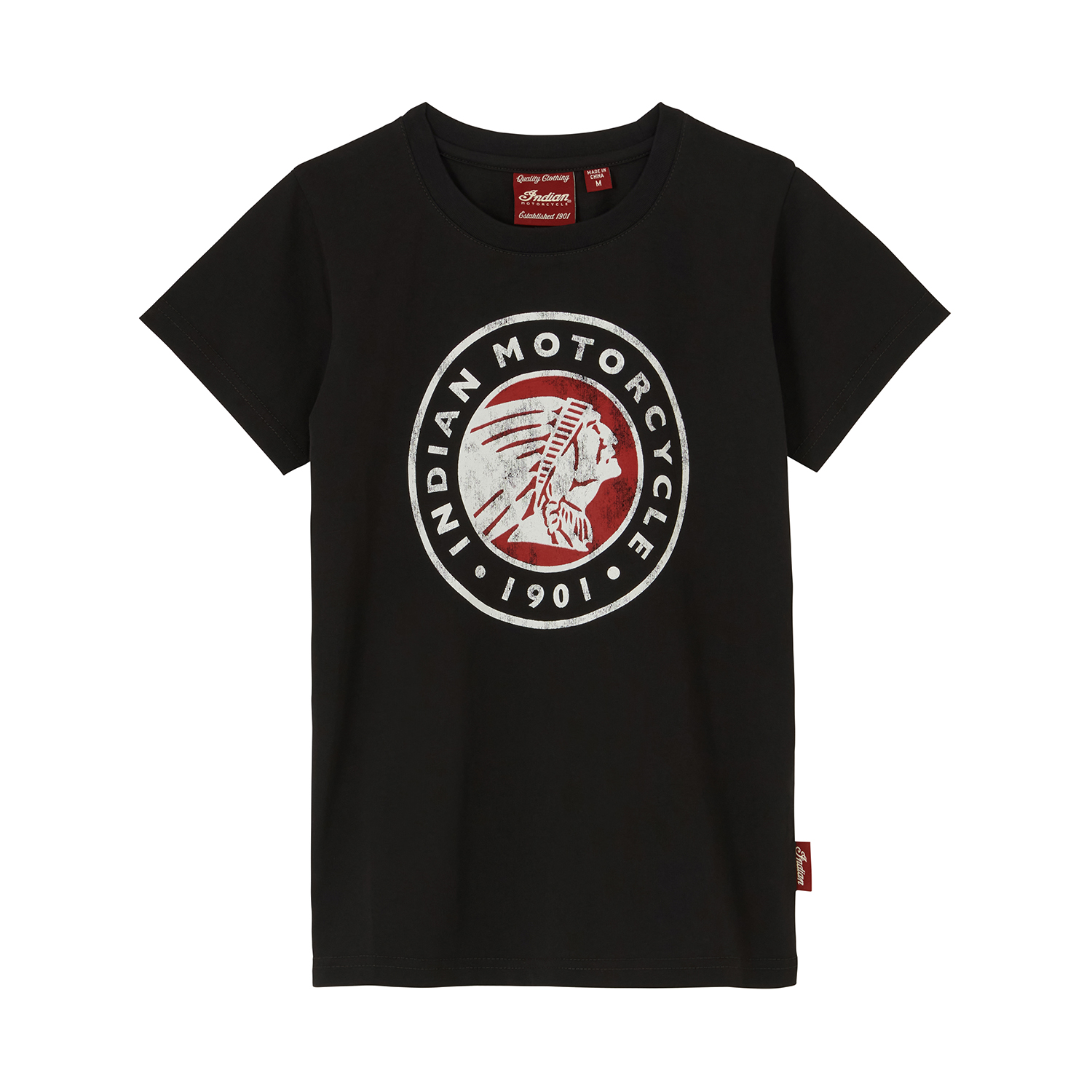 Youth Headdress Icon T-Shirt, Black | Indian Motorcycle