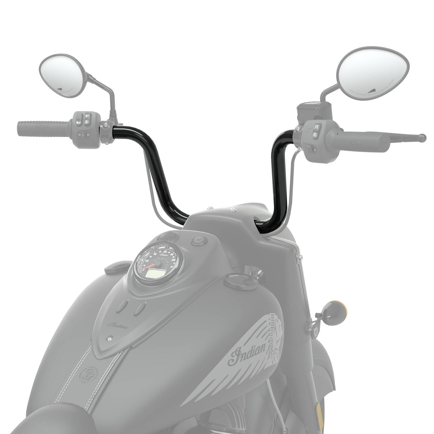 12 in. Ape Hanger Handlebar Kit Indian Motorcycle