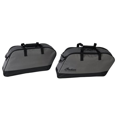 Spirit Lake Saddlebag Liner Travel Bags in Black & Gray, Pair