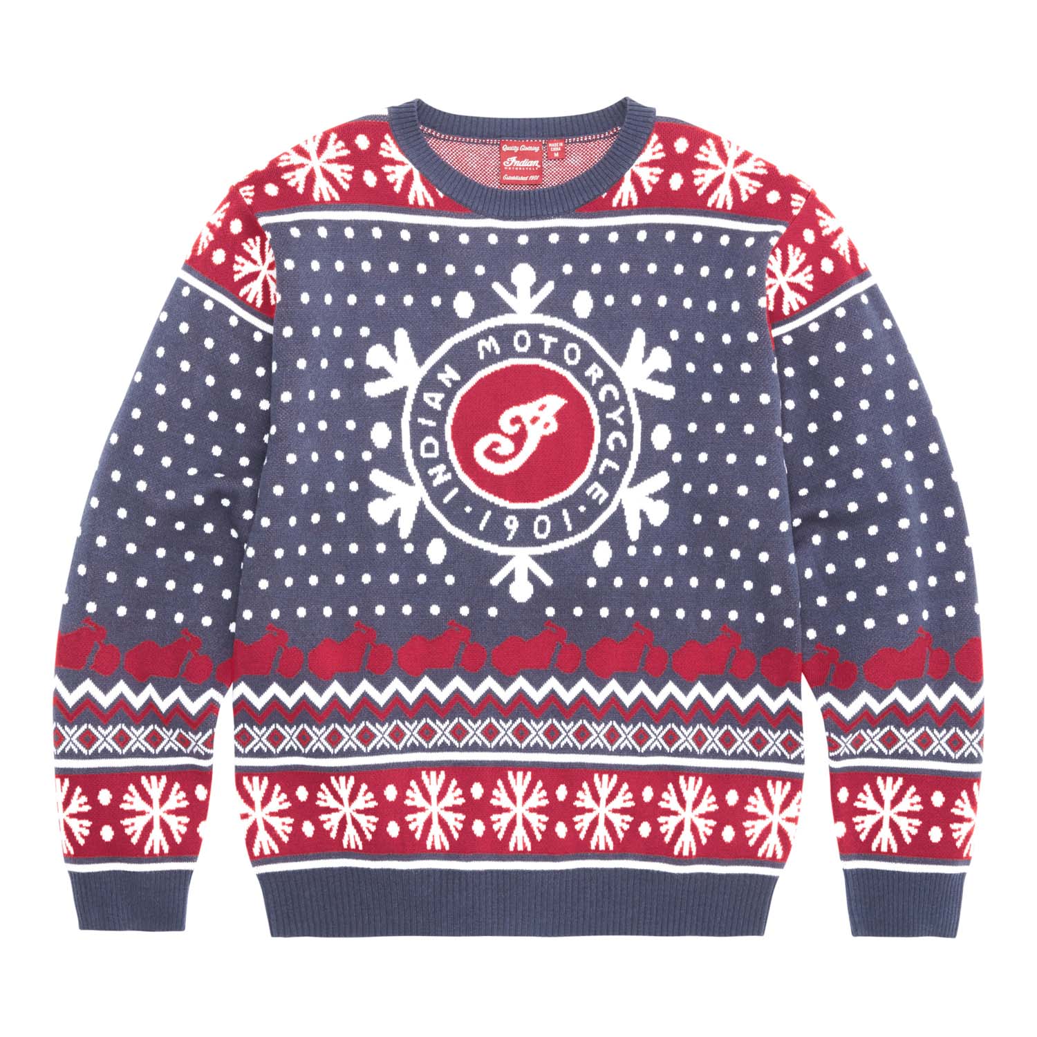 indian motorcycle ugly sweater