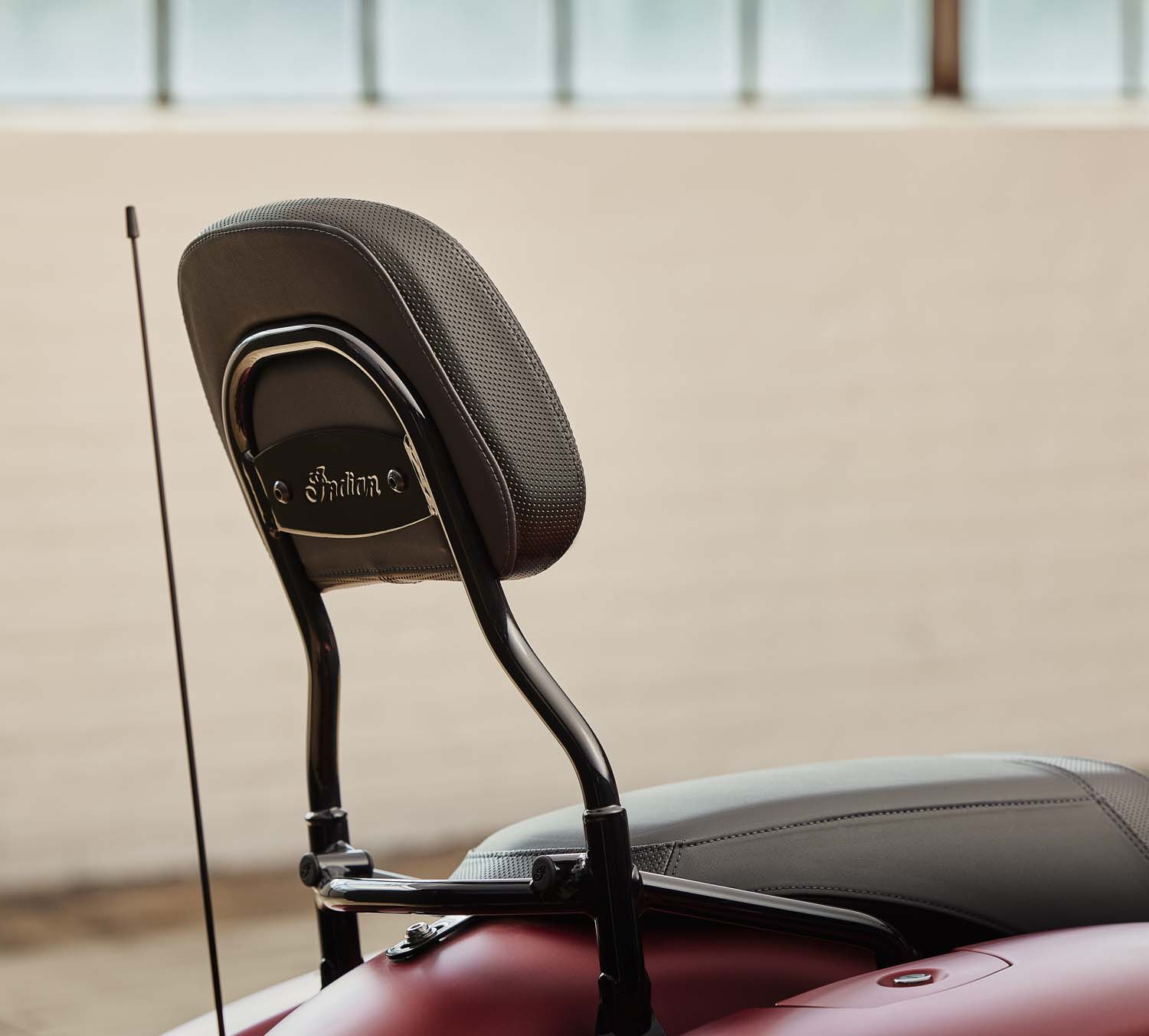 Passenger Backrest Pad, Black | Indian Motorcycle