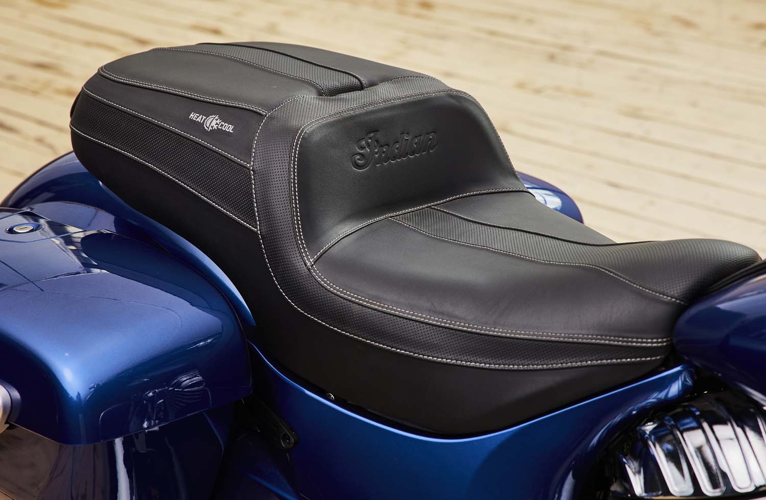 ClimaCommand Syndicate Seat, Black | Indian Motorcycle
