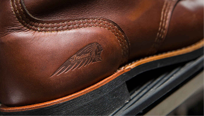 Men's Leather Spirit Lake Boot x Red Wing Shoes®, Brown | Indian