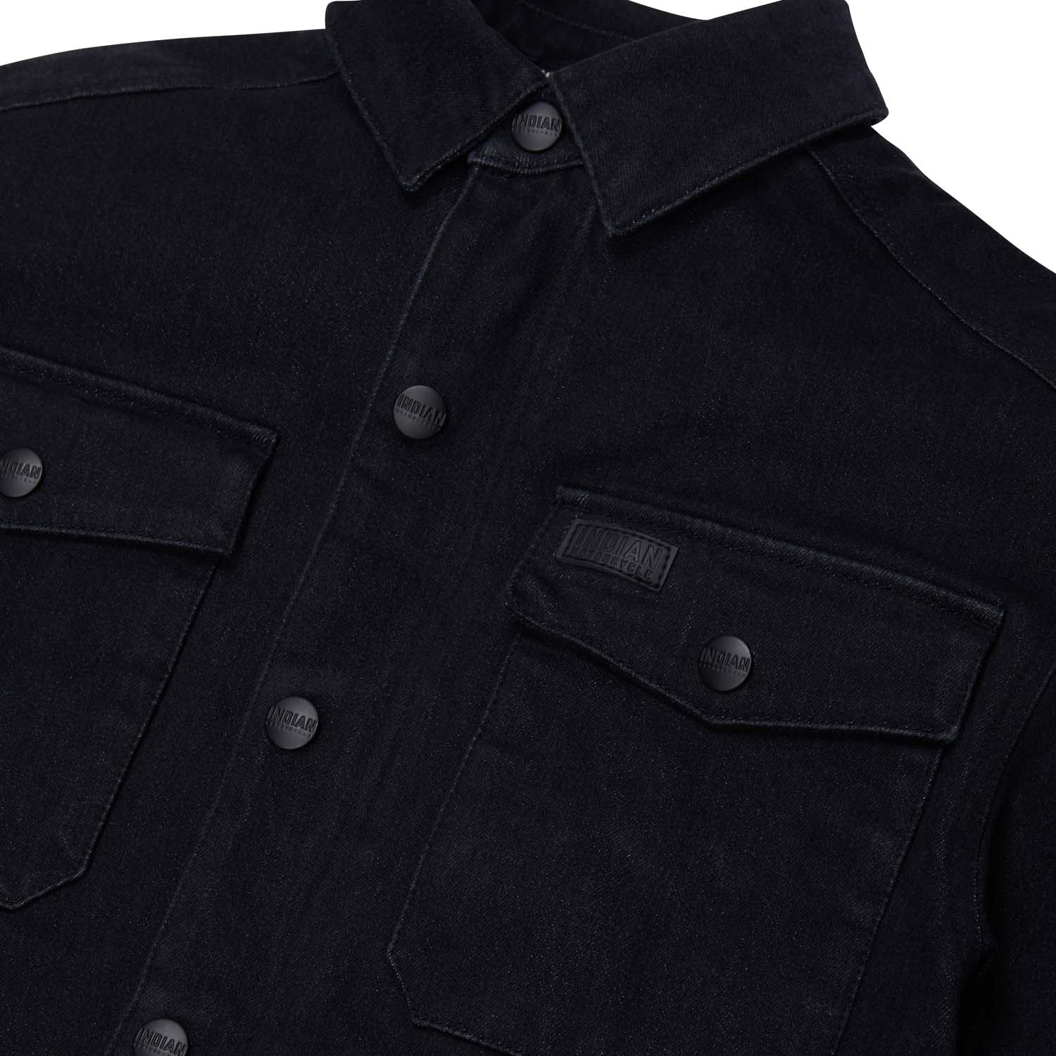 Men's Canyon Denim Overshirt, Black | Indian Motorcycle