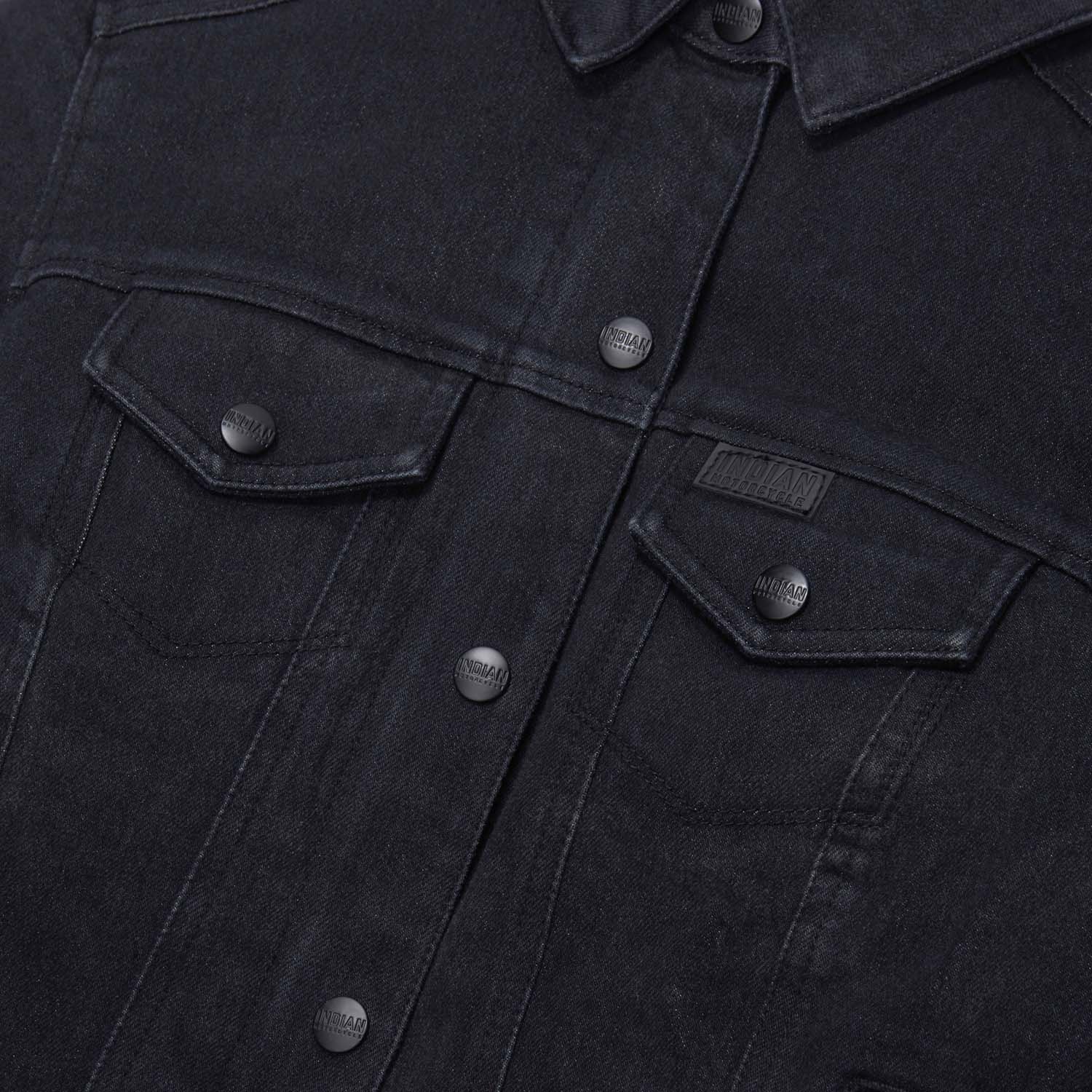 Women's Alex Denim Jacket, Black | Indian Motorcycle EN-CA