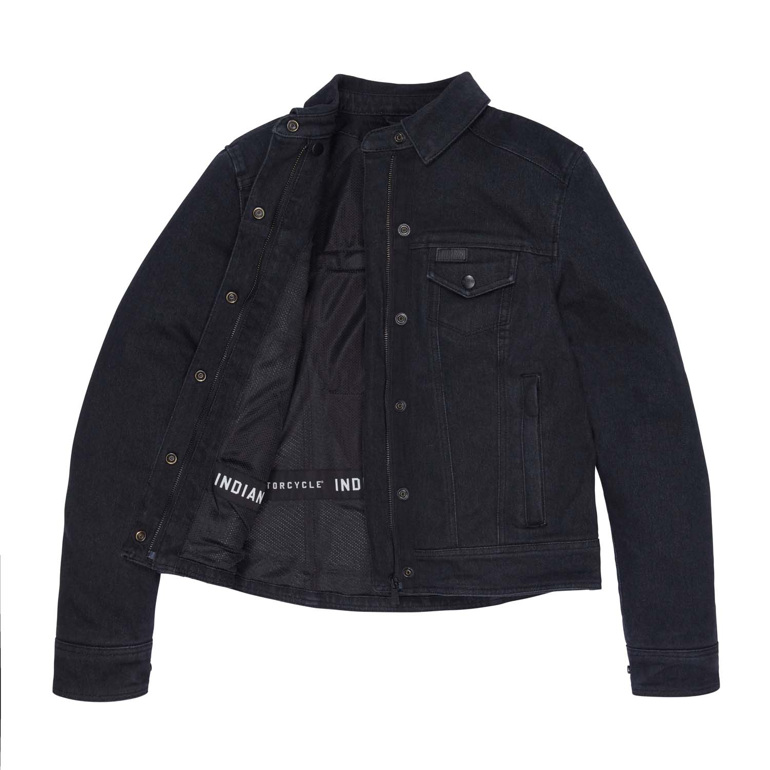 Women's Alex Denim Jacket, Black | Indian Motorcycle